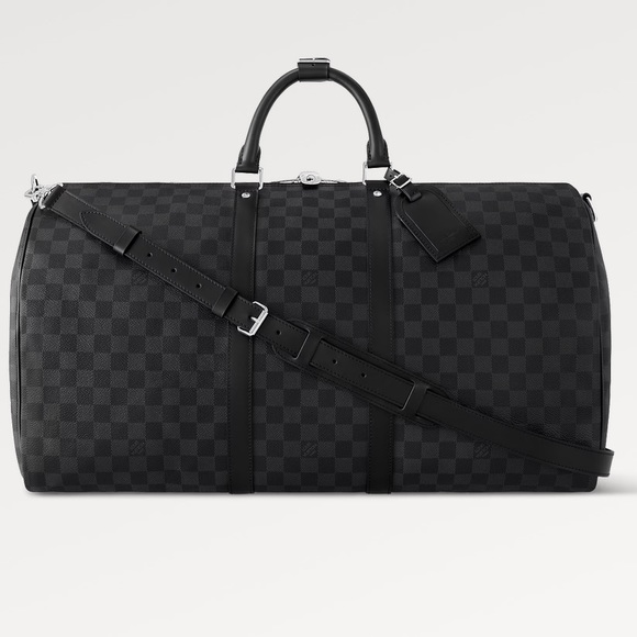 Louis Vuitton Keepall Bandoulière 55 Damier Geant Canvas - Picture 1 of 4